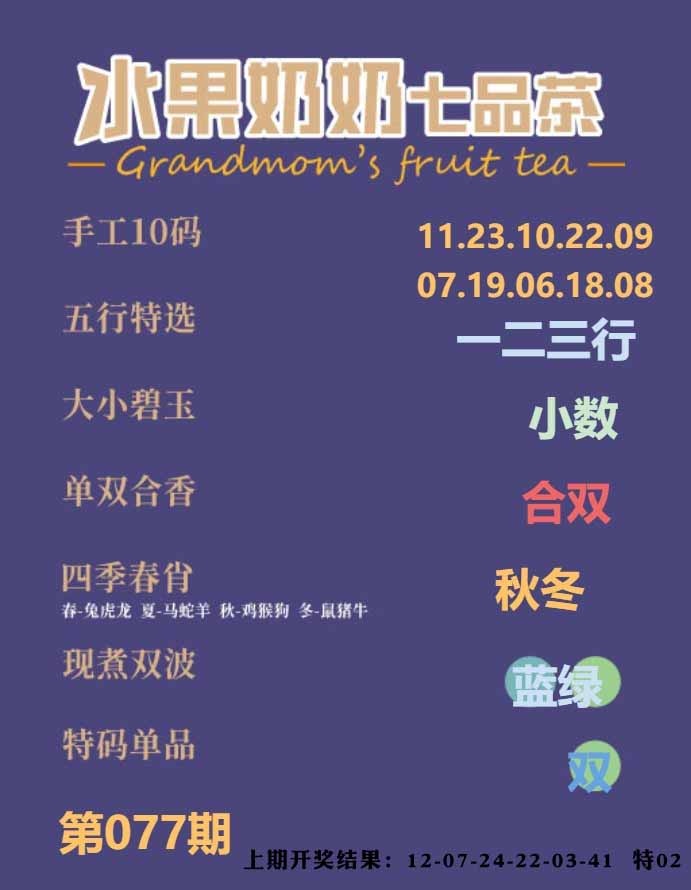 077期七品茶[图]